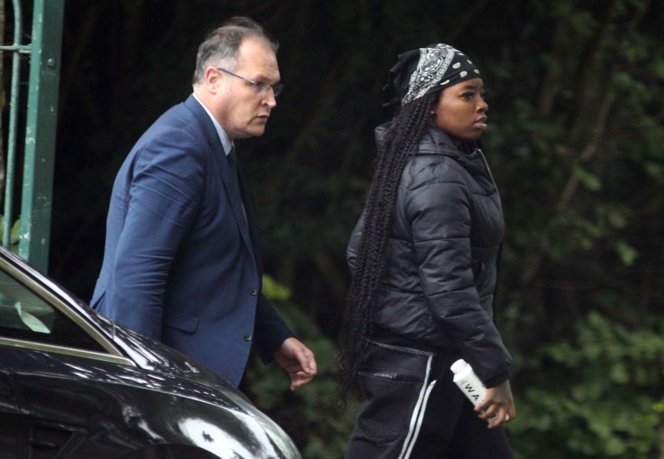 Maria Aruebose with solicitor Brian O’Connell. Photo: Padraig O'Reilly